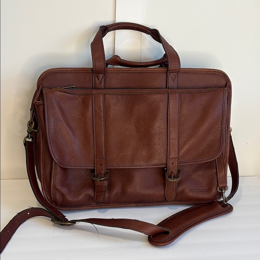 Korchmar Expandable Weekender Messenger Briefcase  Bag
